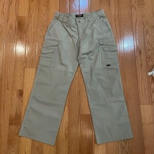 Tru-Spec‎ Pants Women 8 32x28.5 Beige Ripstop Straight Workwear Utility Tactical